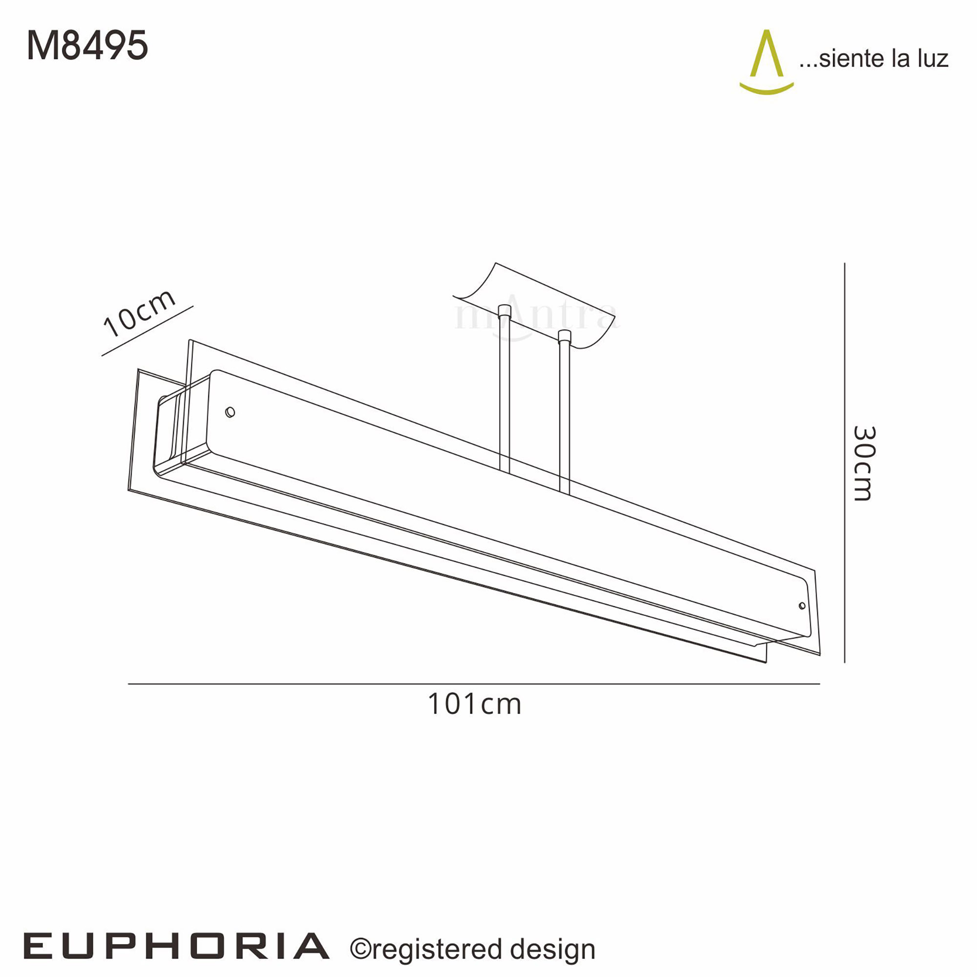 Euphoria Ceiling Lights Mantra Semi Flush Fittings